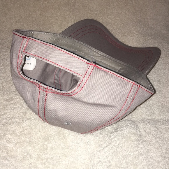 Lowe’s Home Improvement hardware store hat 6 panel trucker style cap gray blue - Picture 6 of 10